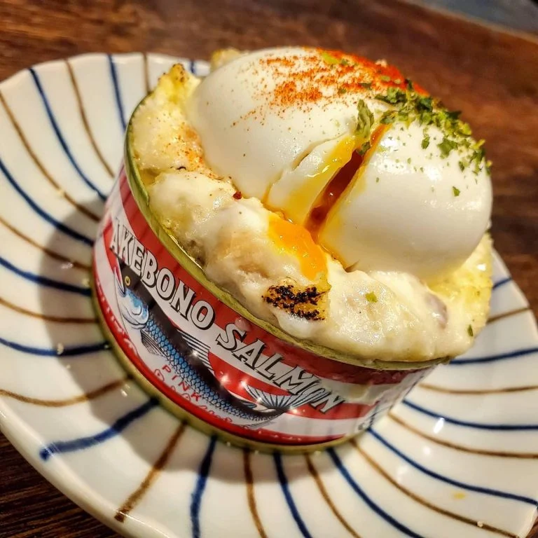 見た目のインパクト💮たまかの#鮭缶グラタン