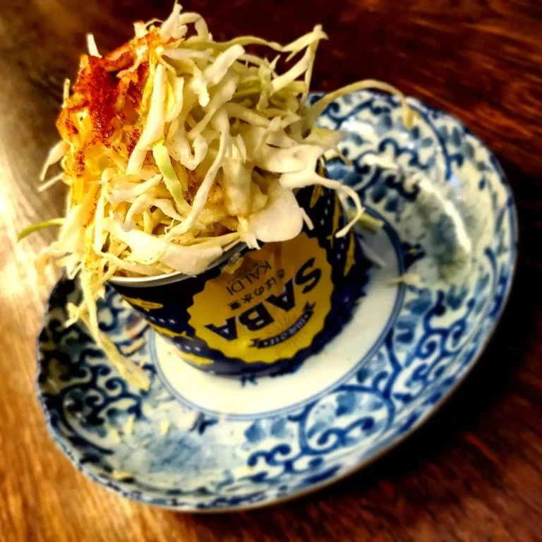 知る人ぞ知る根強い人気メニュー！【サバ缶サラダ】