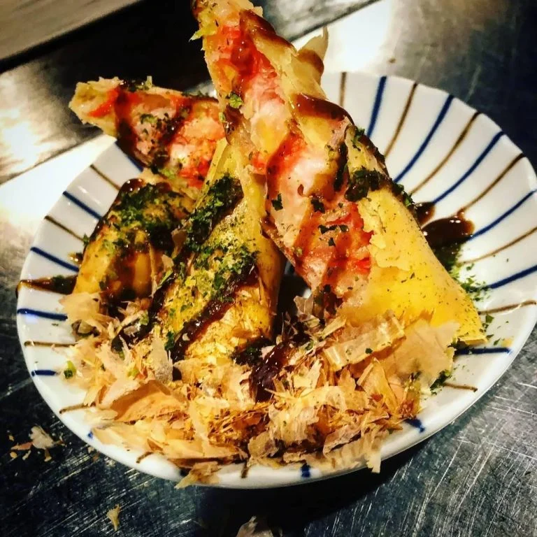 こんなの初めて!?たこ焼き風春巻き