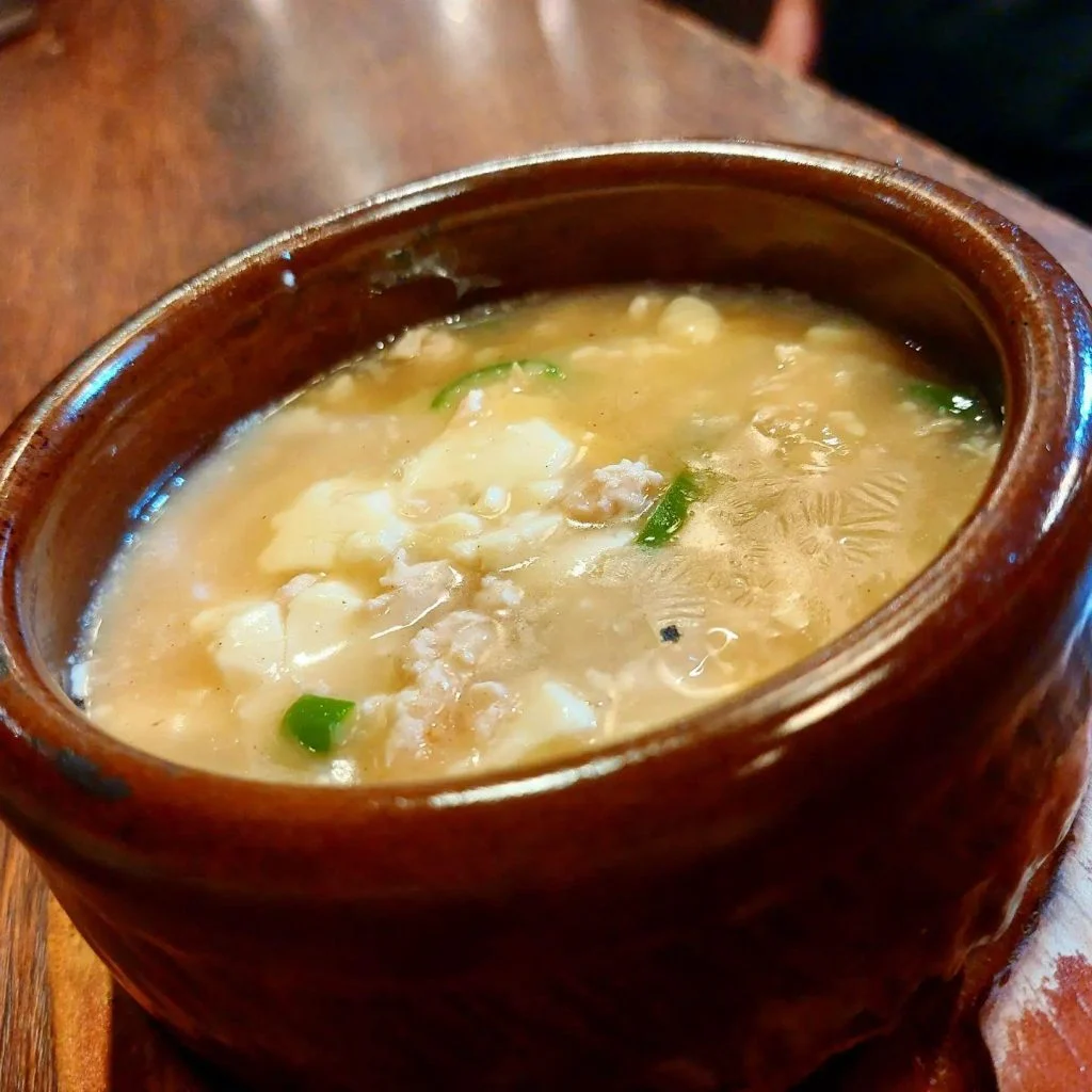 赤だけじゃない！麻婆豆腐【白】