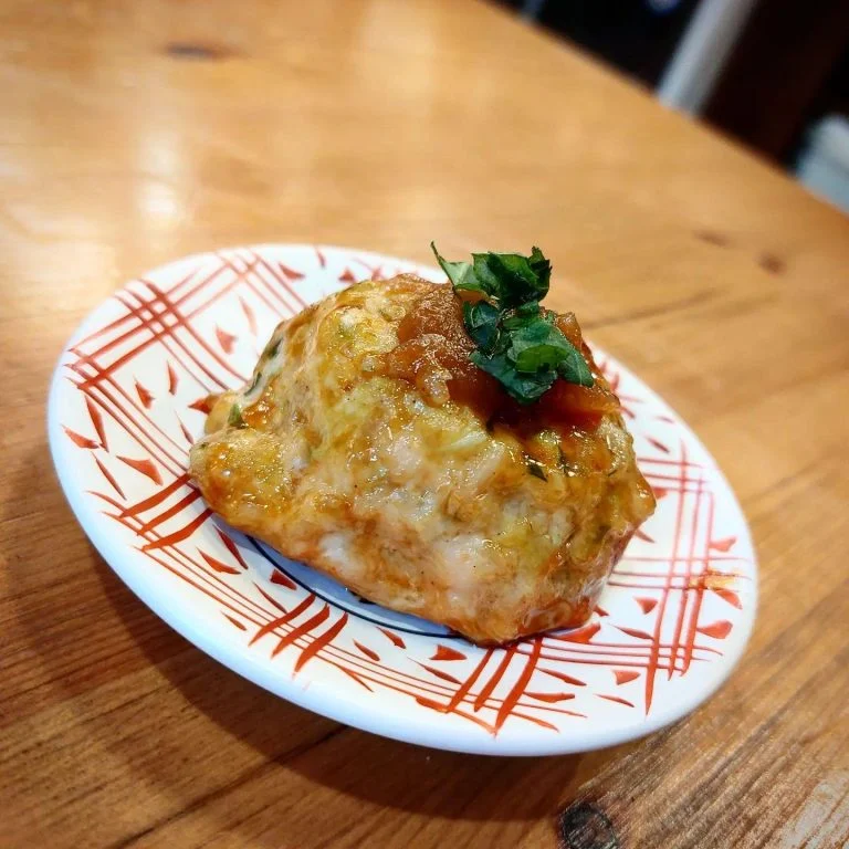 エントリー𝒩𝑜.1 #梅しそ つくね